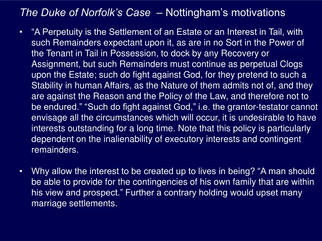 the duke of norfolk s case nottingham