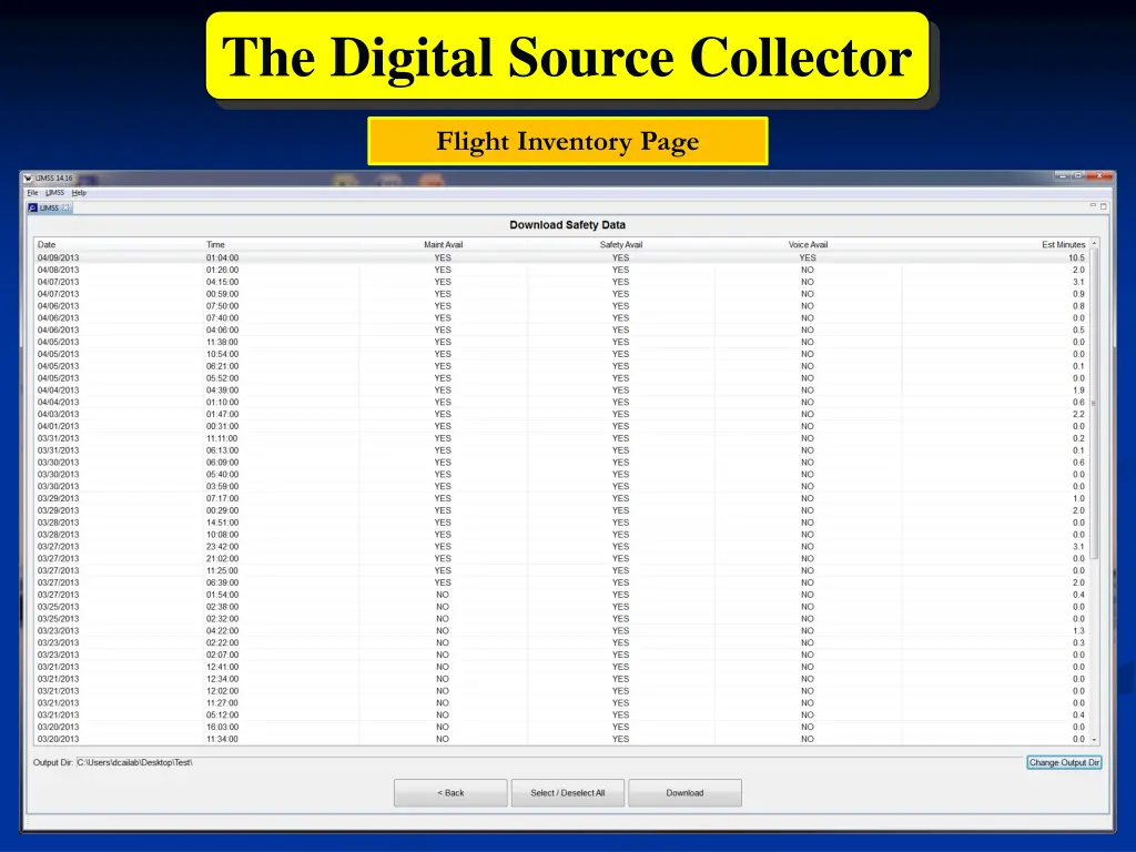 the digital source collector 6