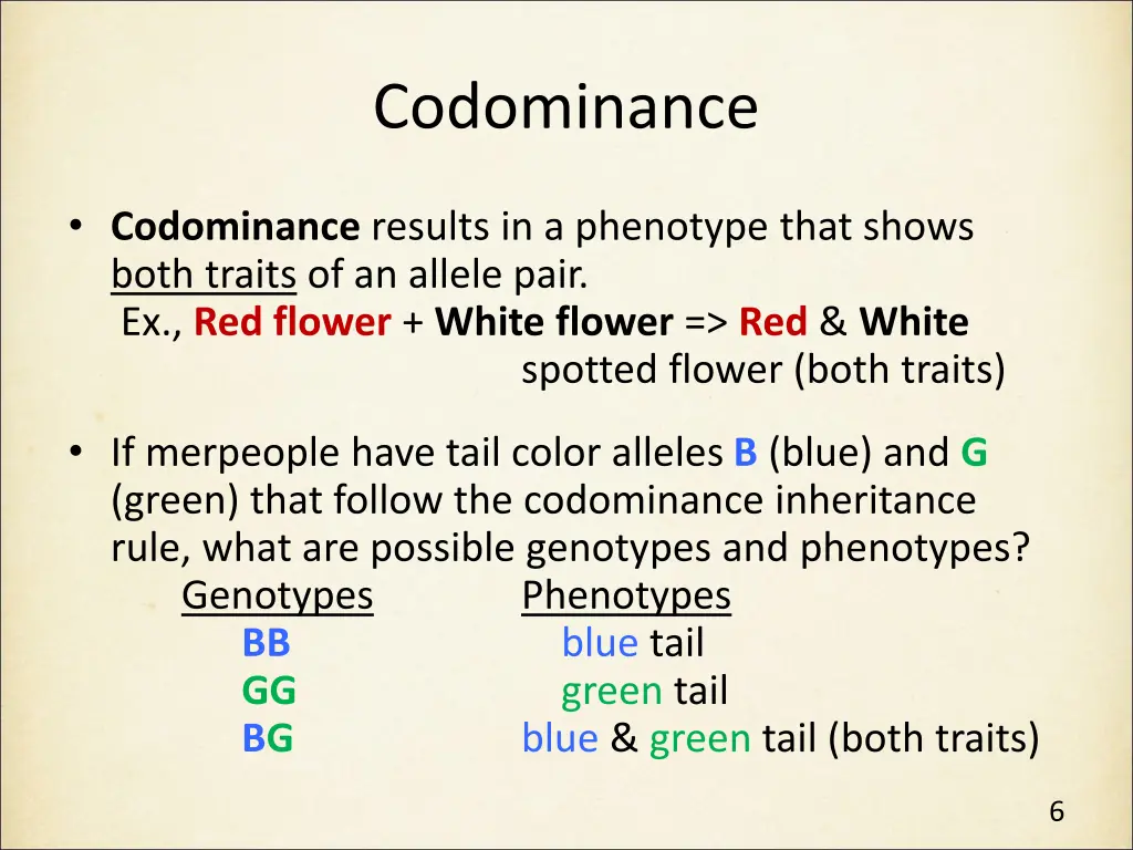 codominance 1