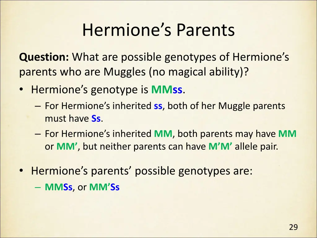 hermione s parents