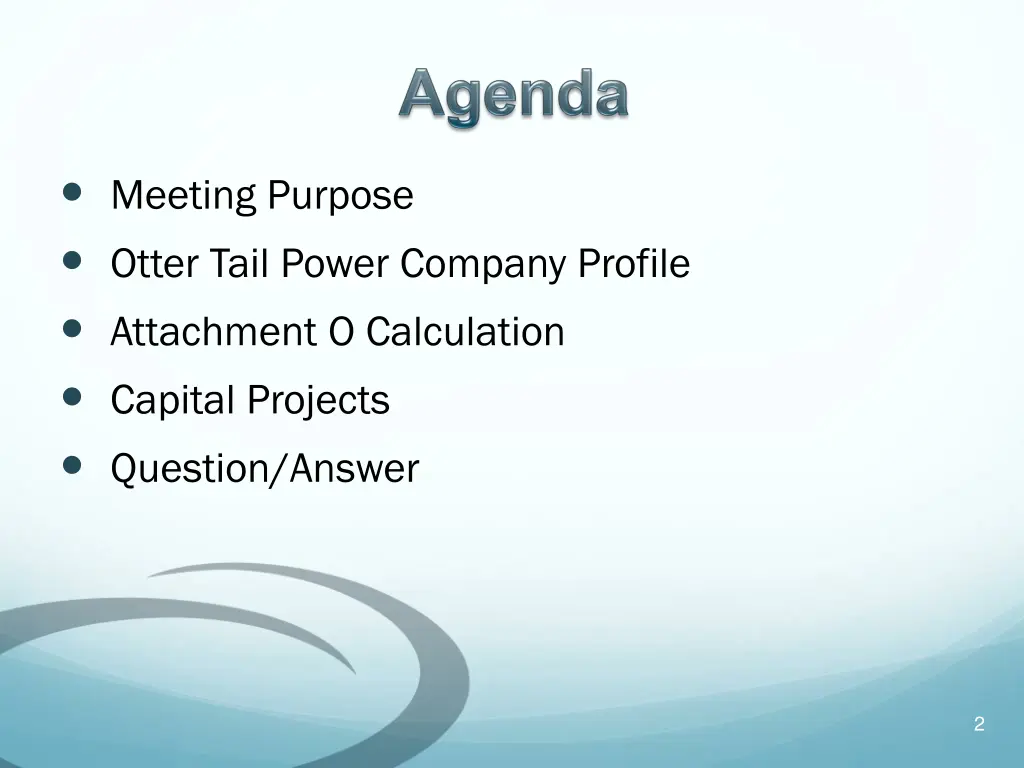 meeting purpose otter tail power company profile