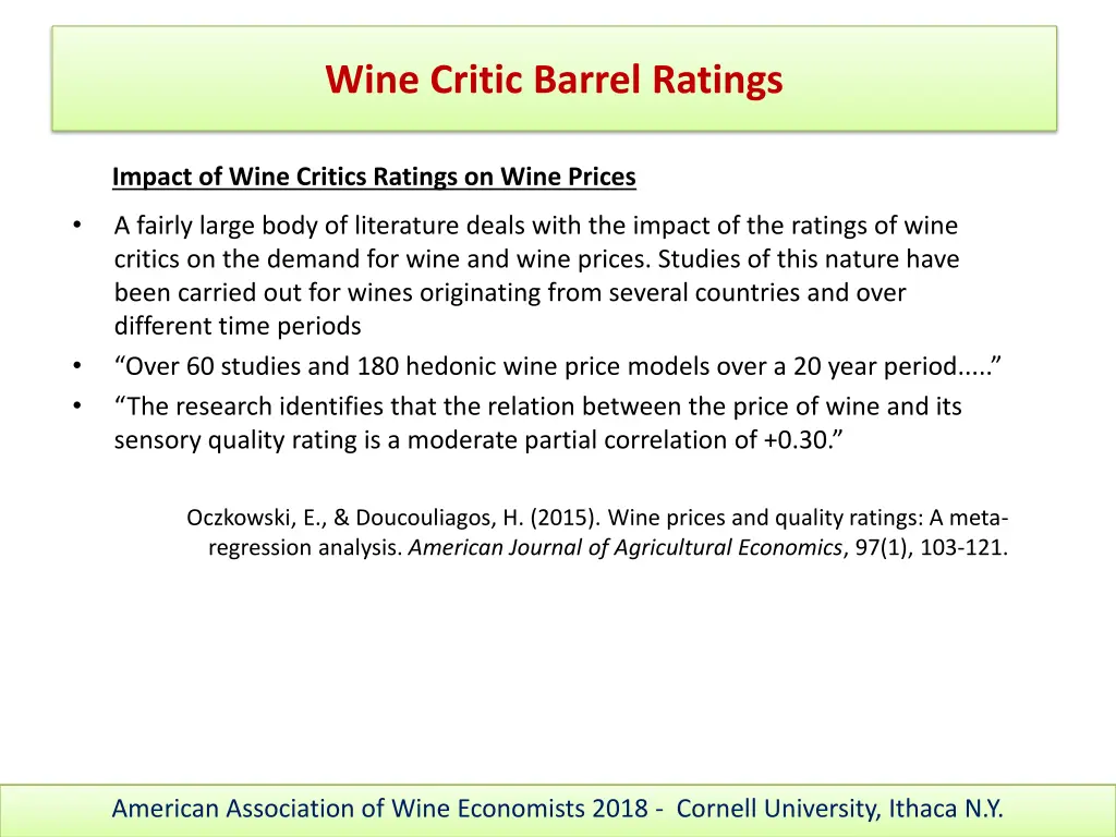 wine critic barrel ratings 1