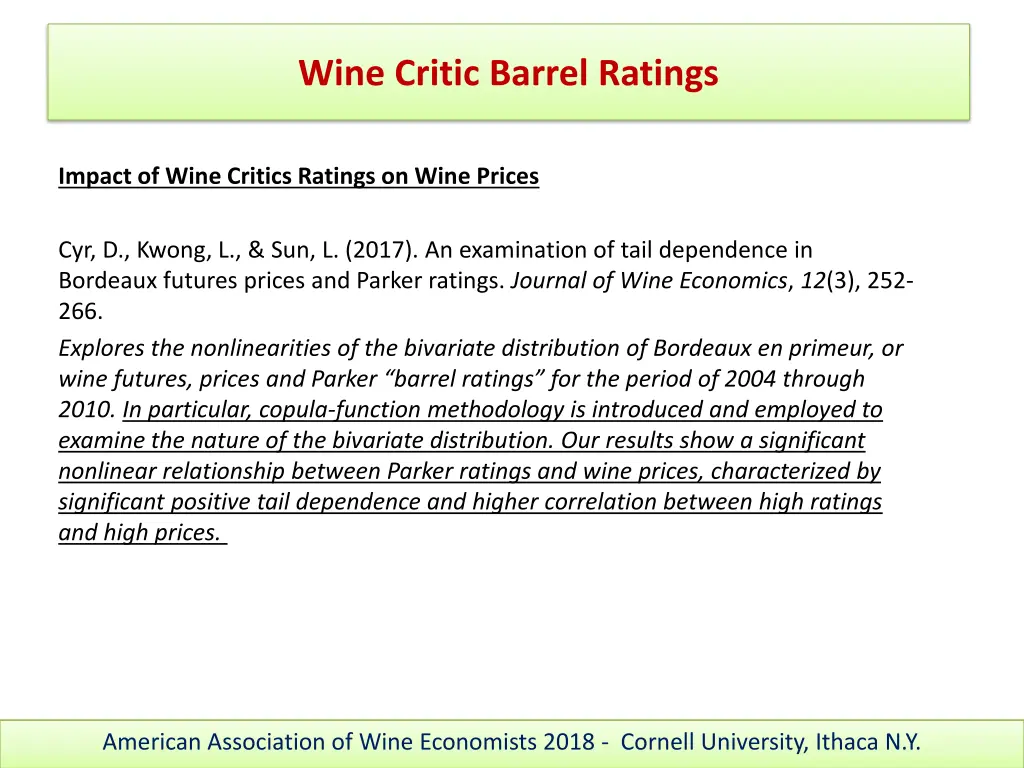 wine critic barrel ratings 2