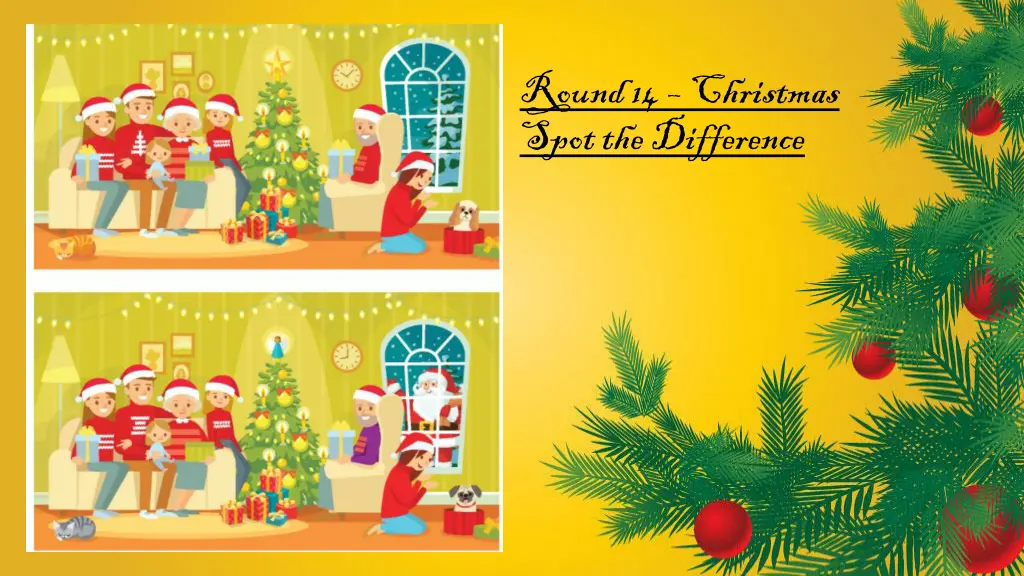 round 14 christmas spot the difference