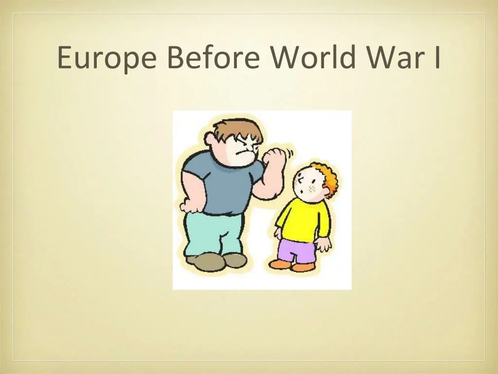 europe before world war i