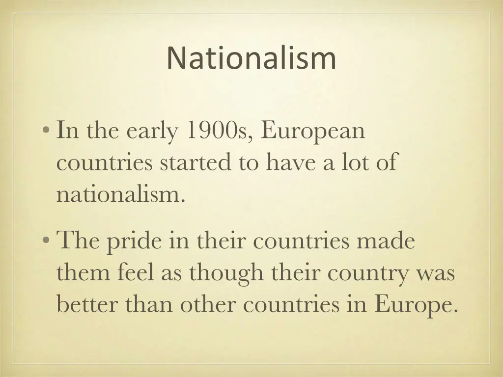 nationalism