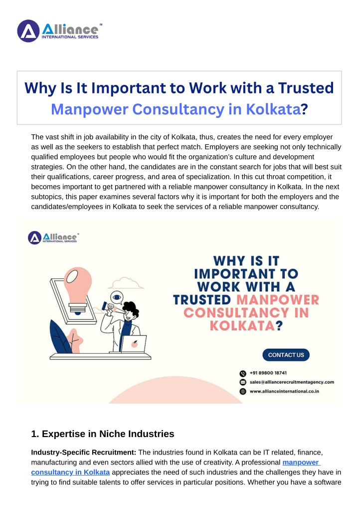 why is it important to work with a trusted