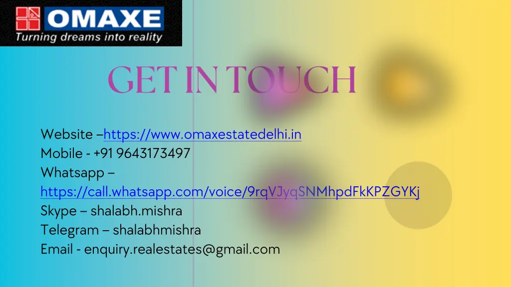 website https www omaxestatedelhi in mobile