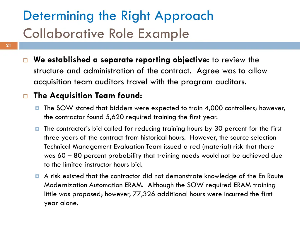 determining the right approach collaborative role 1