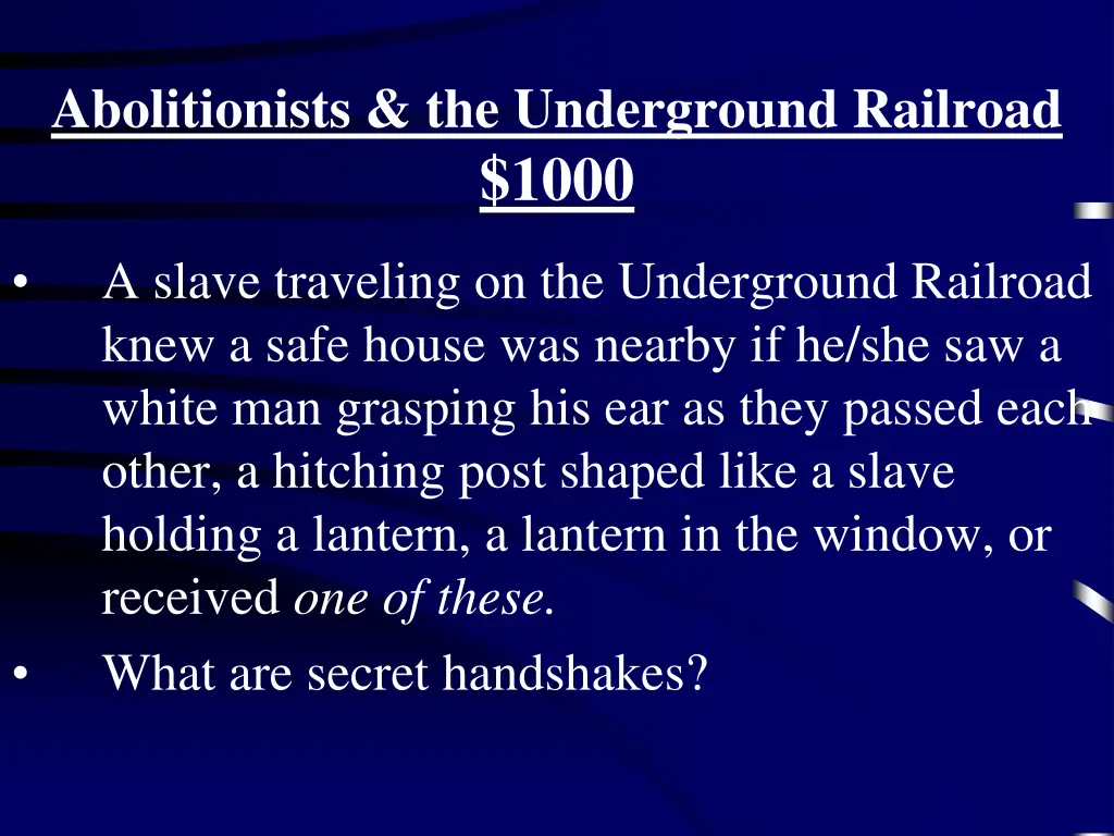 abolitionists the underground railroad 1000