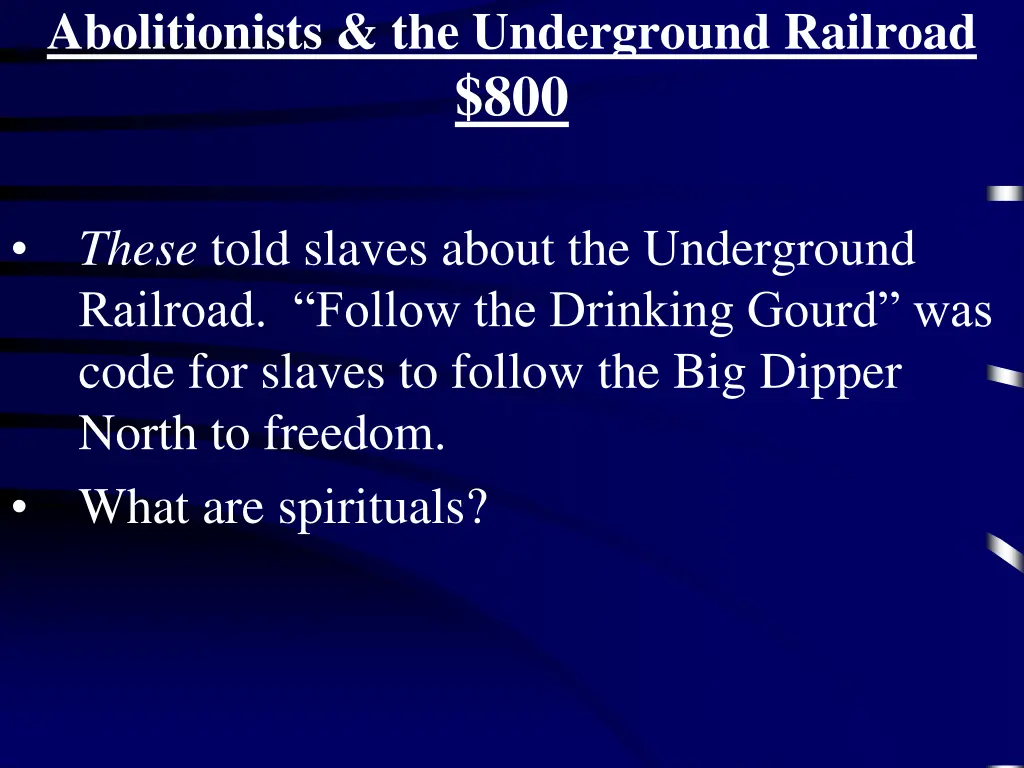 abolitionists the underground railroad 800