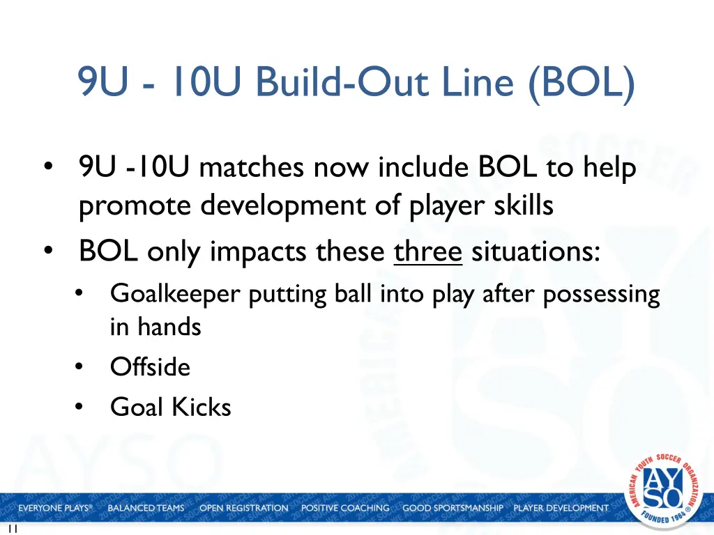 9u 10u build out line bol