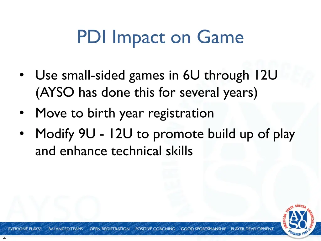 pdi impact on game