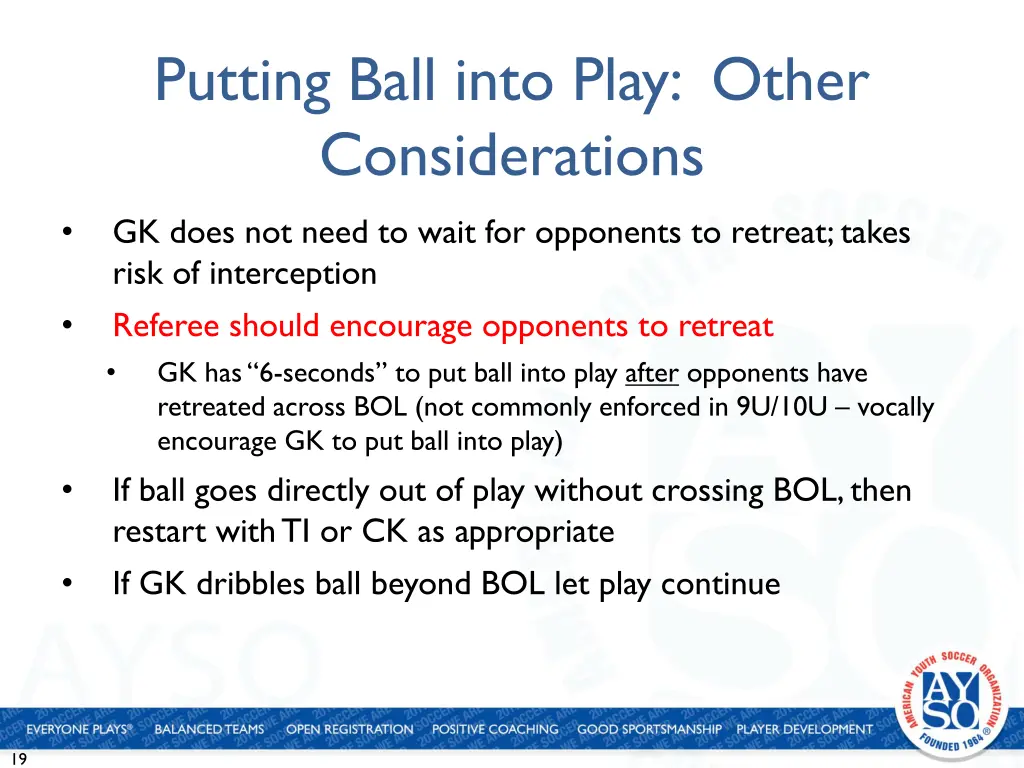 putting ball into play other considerations