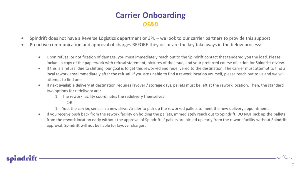 carrier onboarding os d