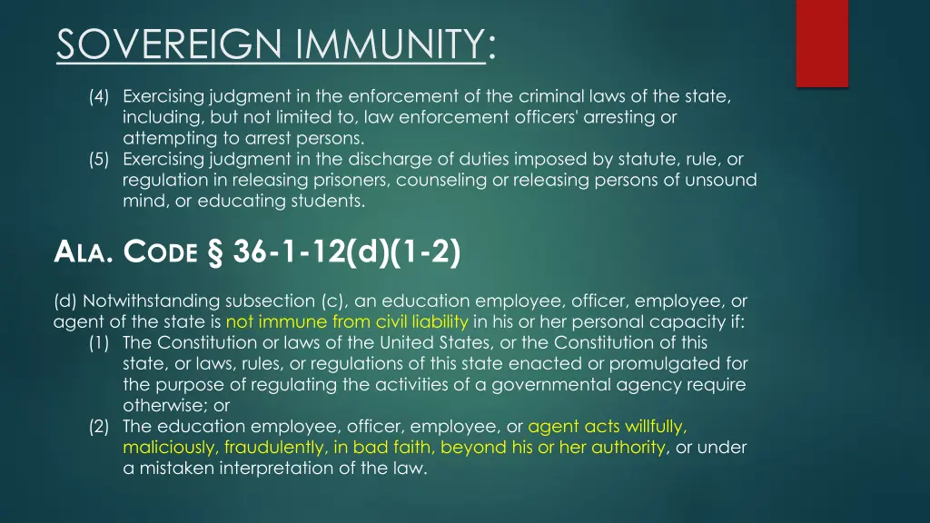 sovereign immunity 1