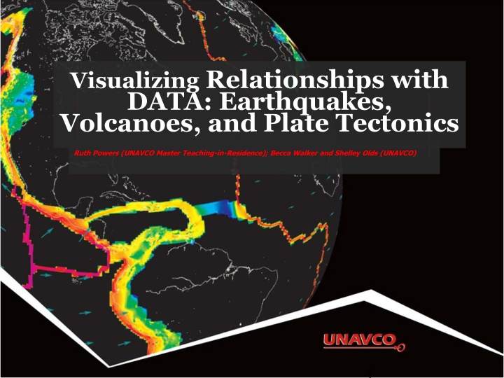 visualizing relationships with data earthquakes