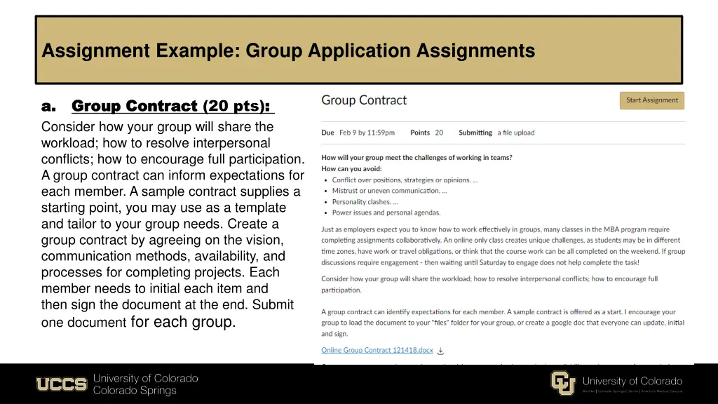 assignment example group application assignments 3