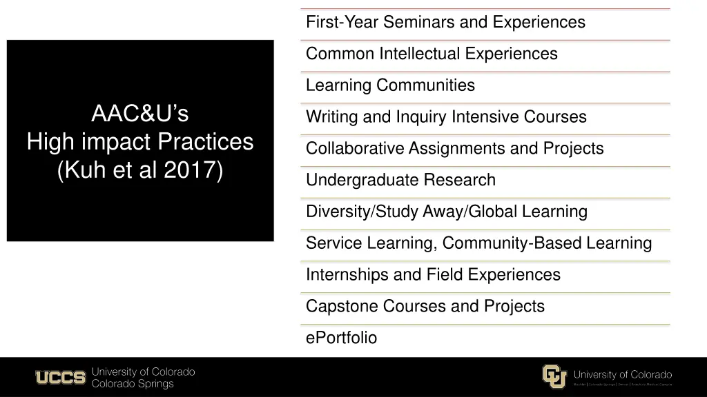 first year seminars and experiences