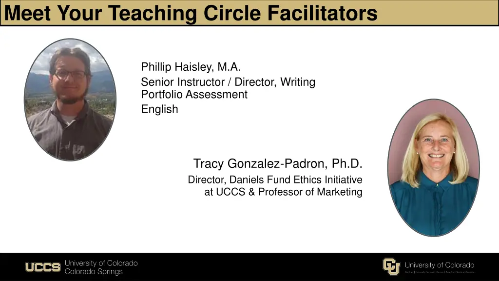 meet your teaching circle facilitators