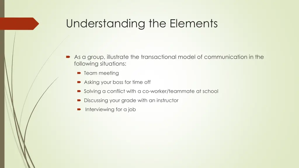 understanding the elements