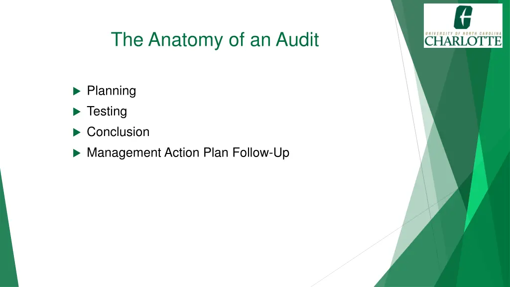 the anatomy of an audit