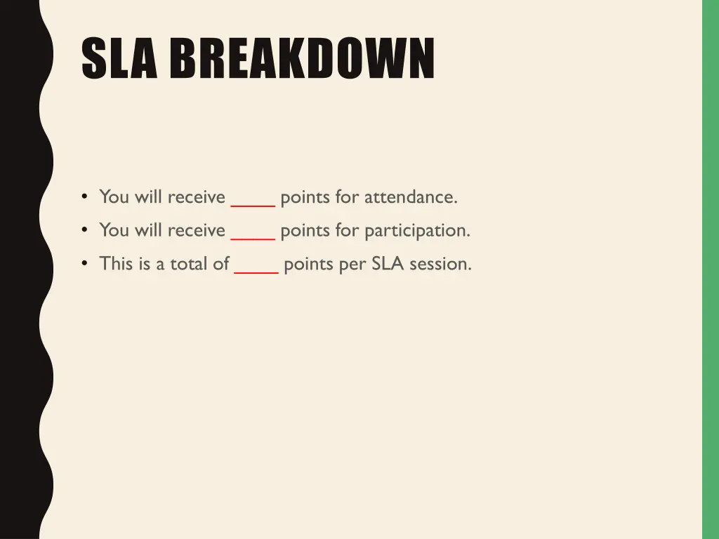 sla breakdown