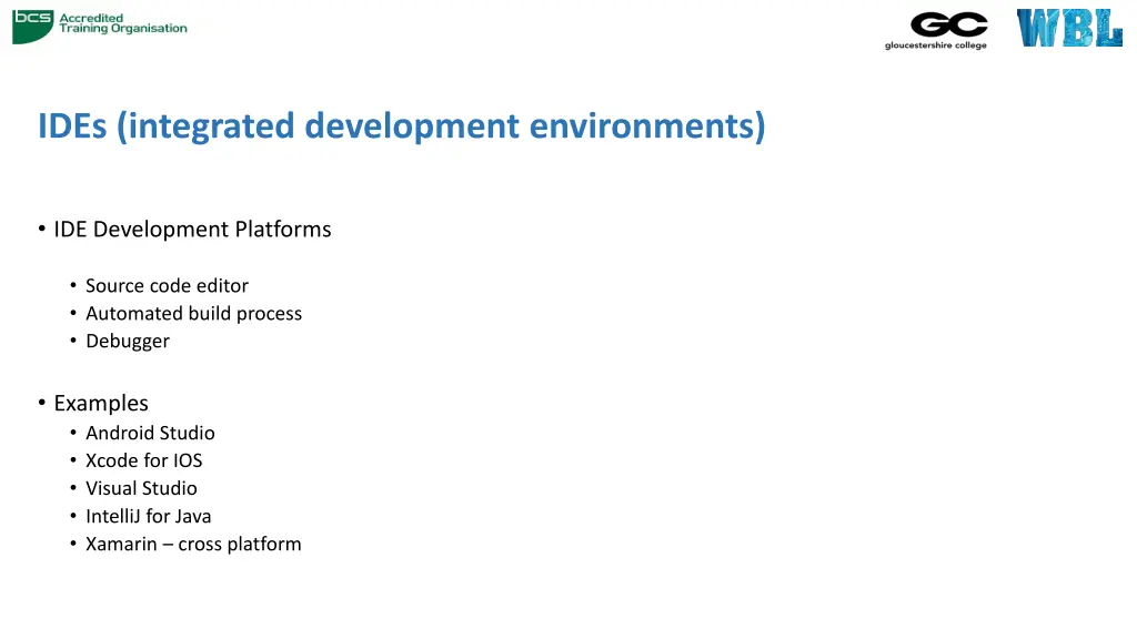 ides integrated development environments