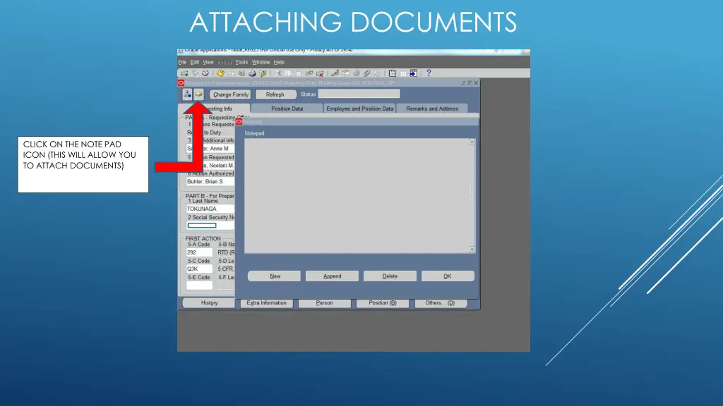 attaching documents