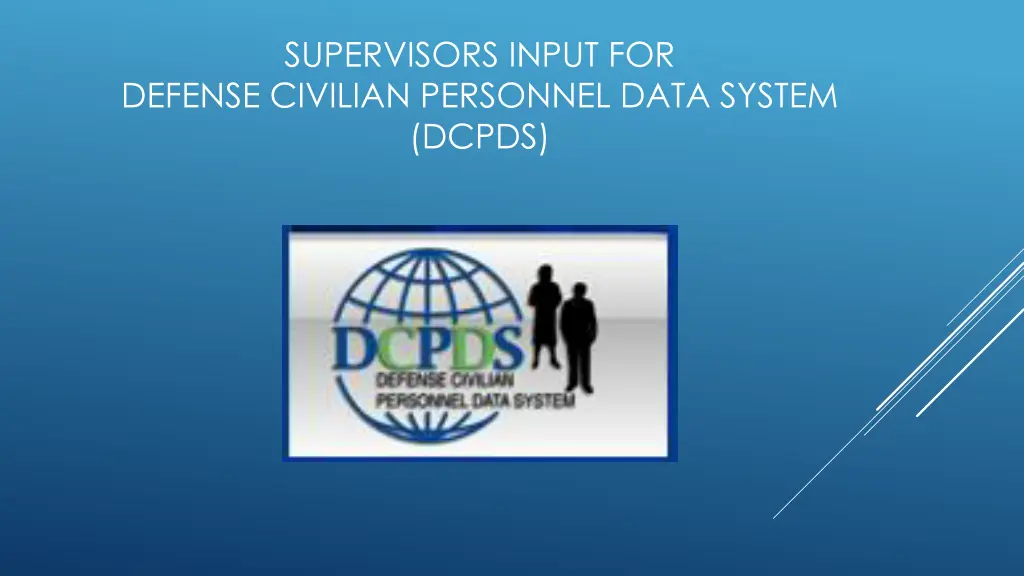 supervisors input for defense civilian personnel