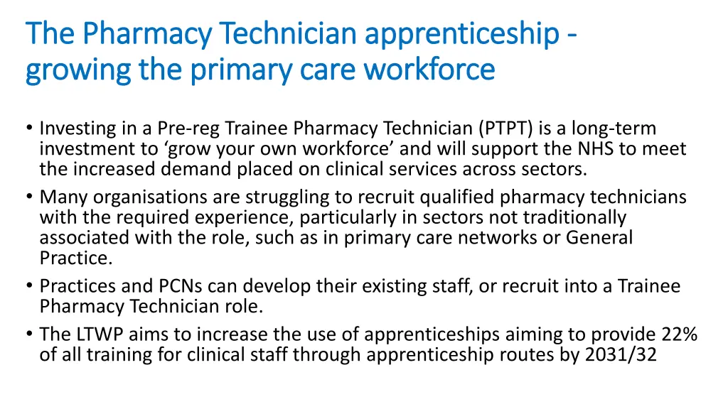 the pharmacy technician apprenticeship 1