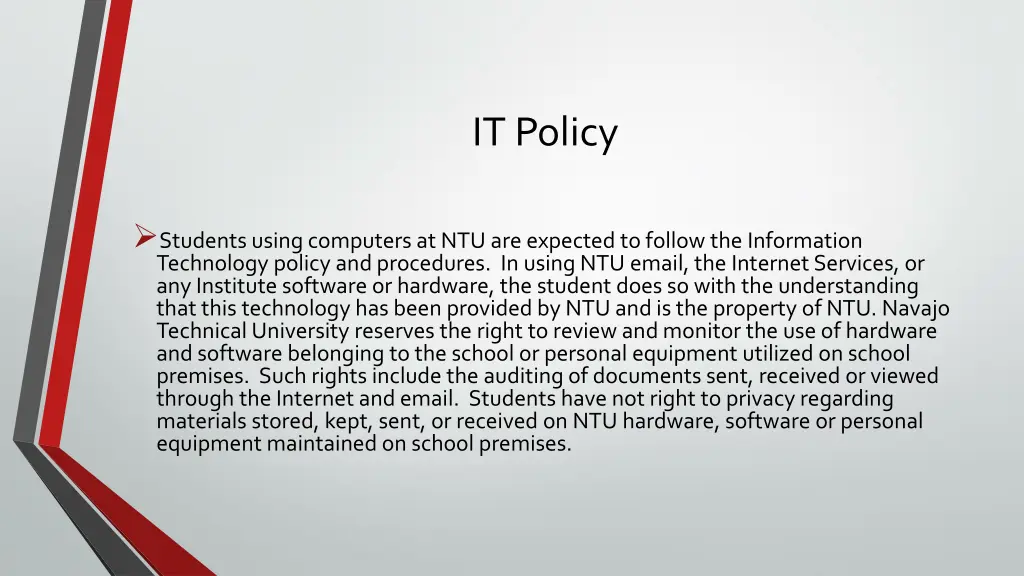 it policy