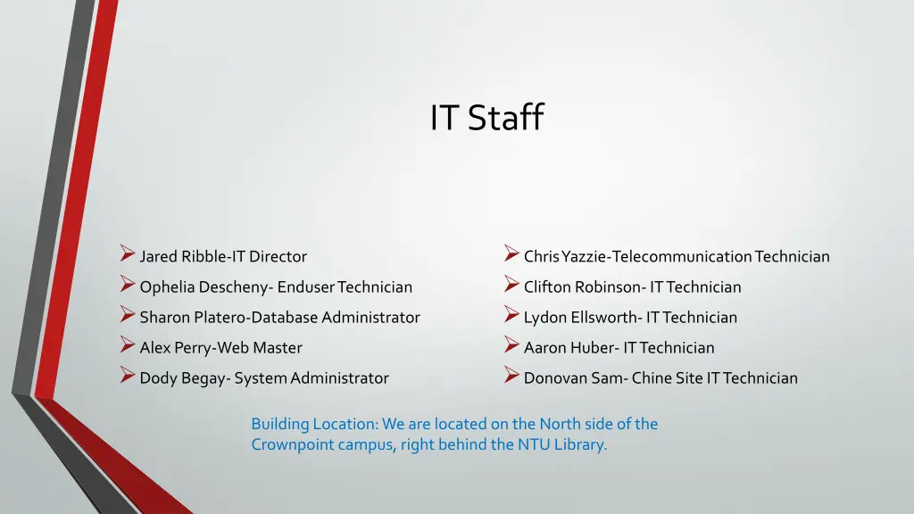 it staff