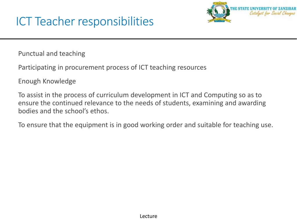 ict teacher responsibilities 3