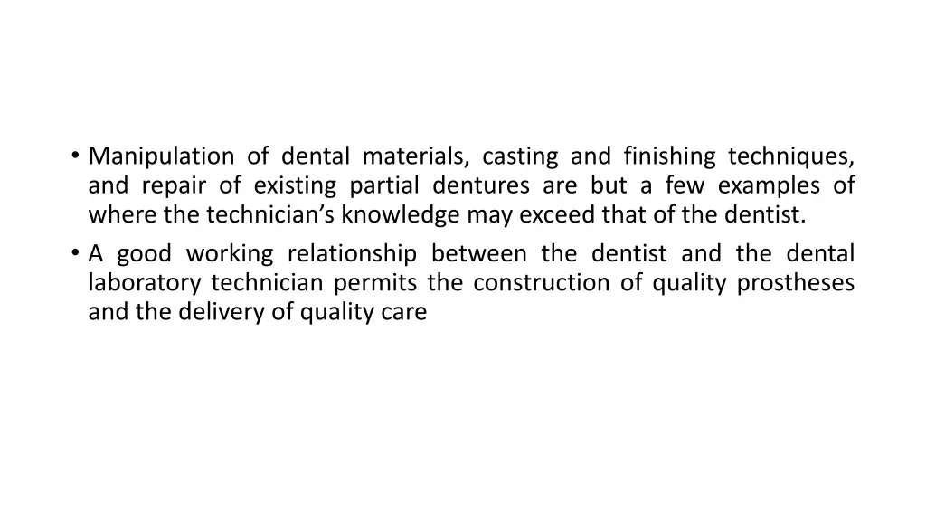 manipulation of dental materials casting