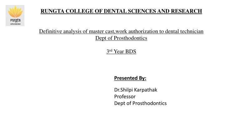 rungta college of dental sciences and research