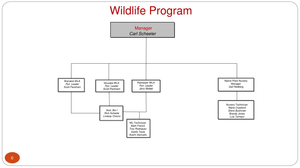 wildlife program