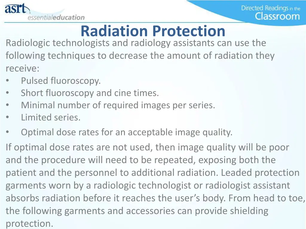 radiation protection