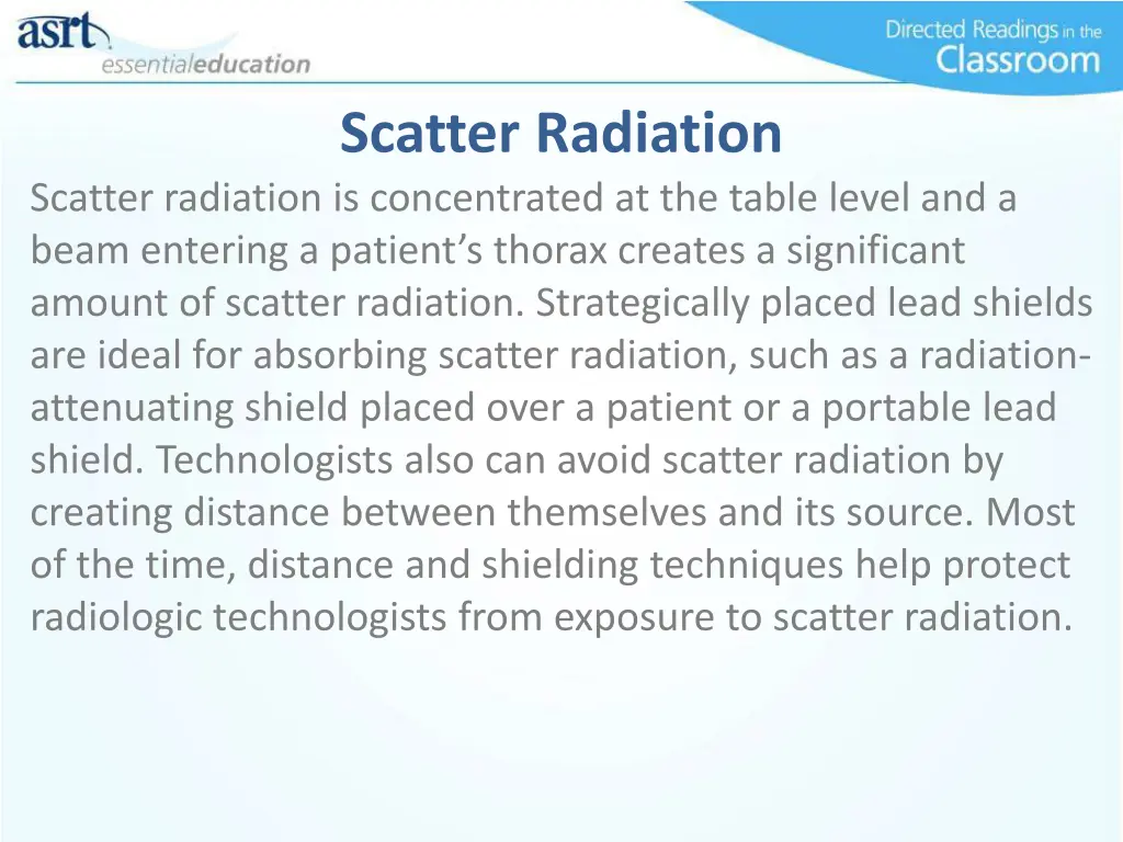 scatter radiation 1