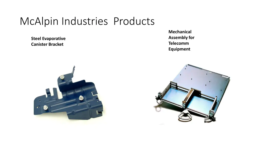 mcalpin industries products