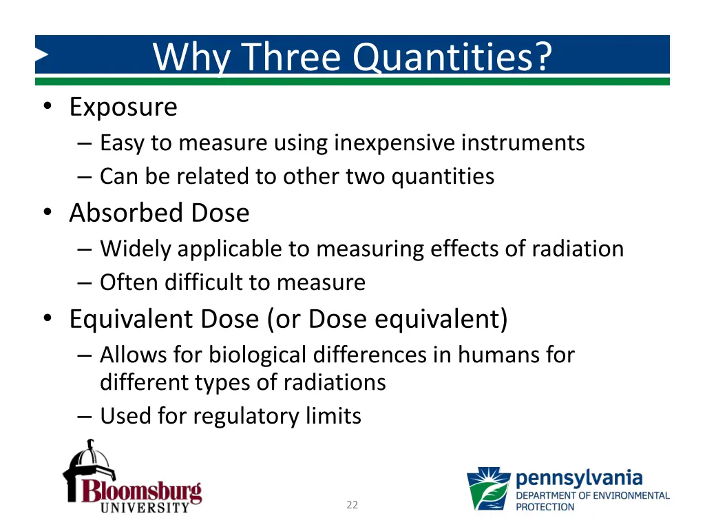 why three quantities