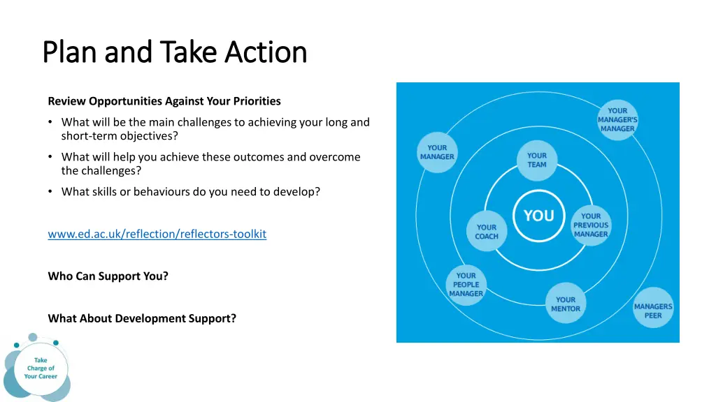 plan and take action plan and take action