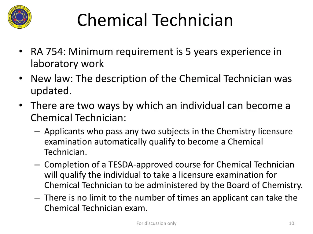 chemical technician