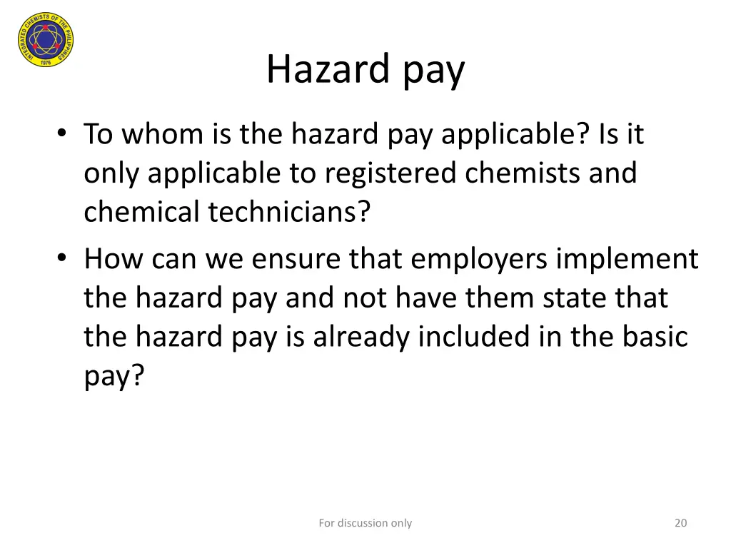 hazard pay 1