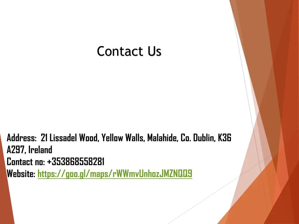 contact us