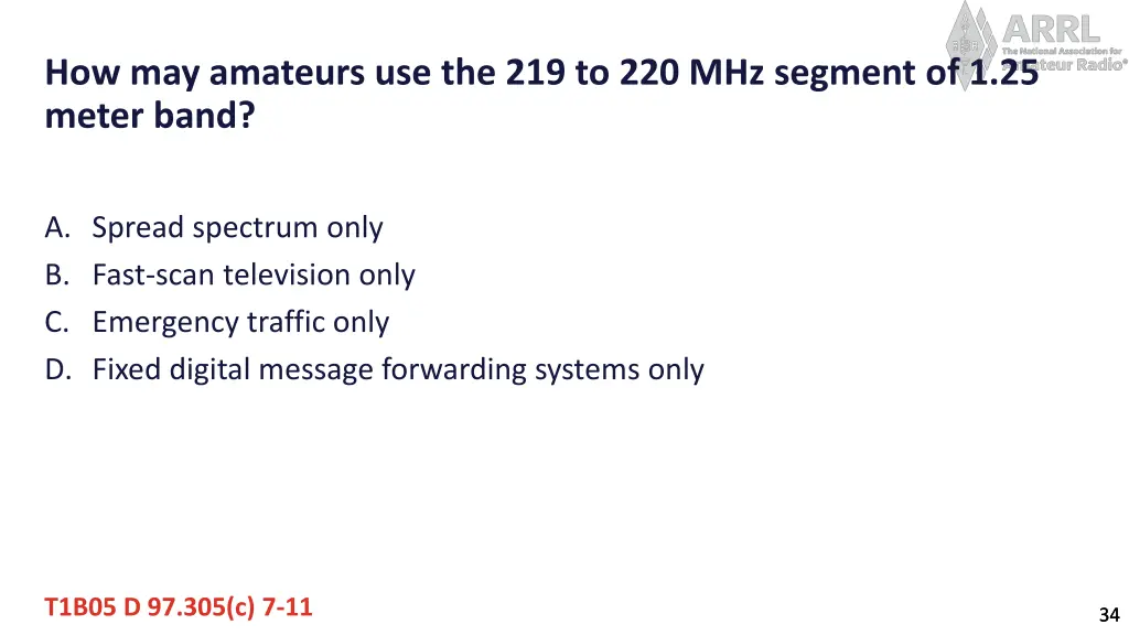 how may amateurs use the 219 to 220 mhz segment