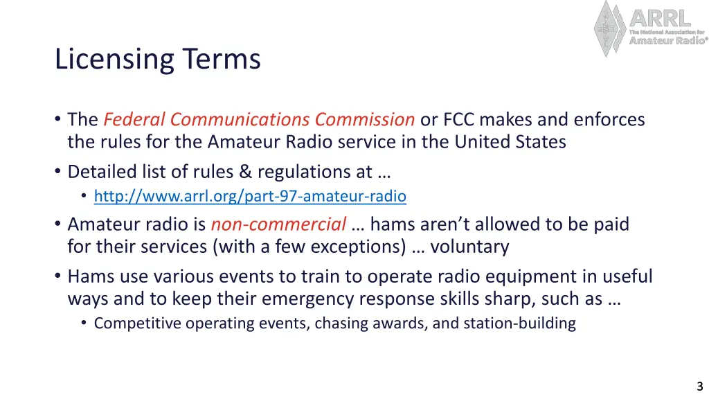 licensing terms