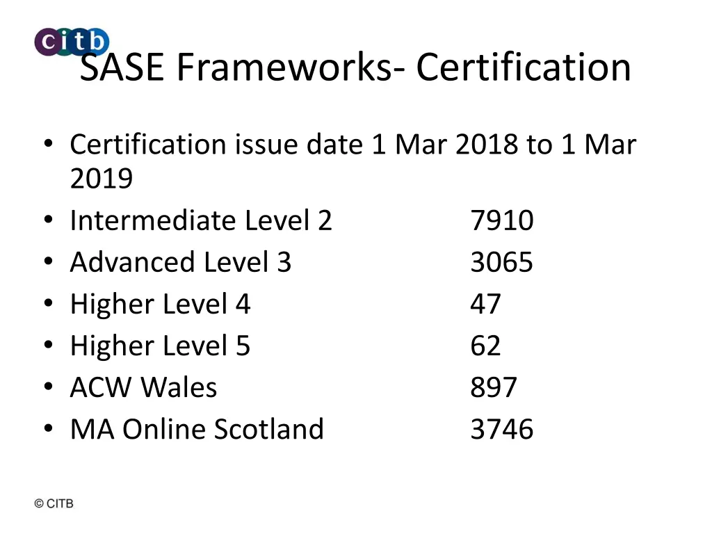 sase frameworks certification