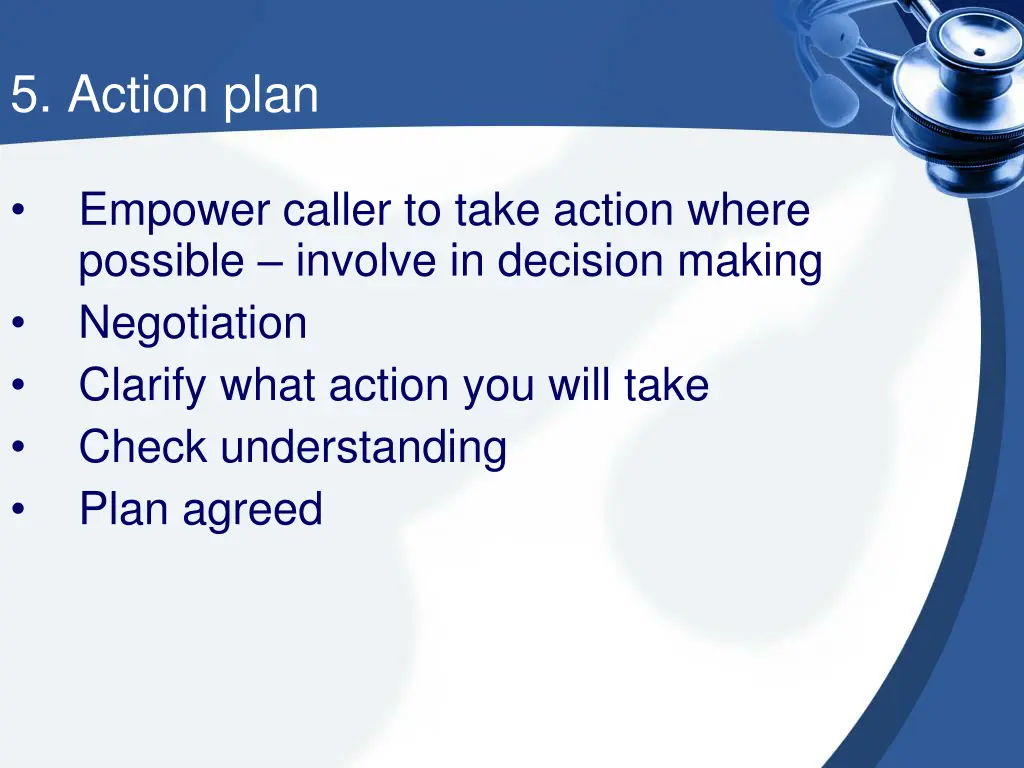 5 action plan