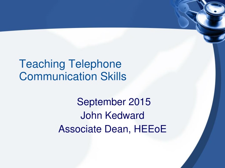 teaching telephone communication skills